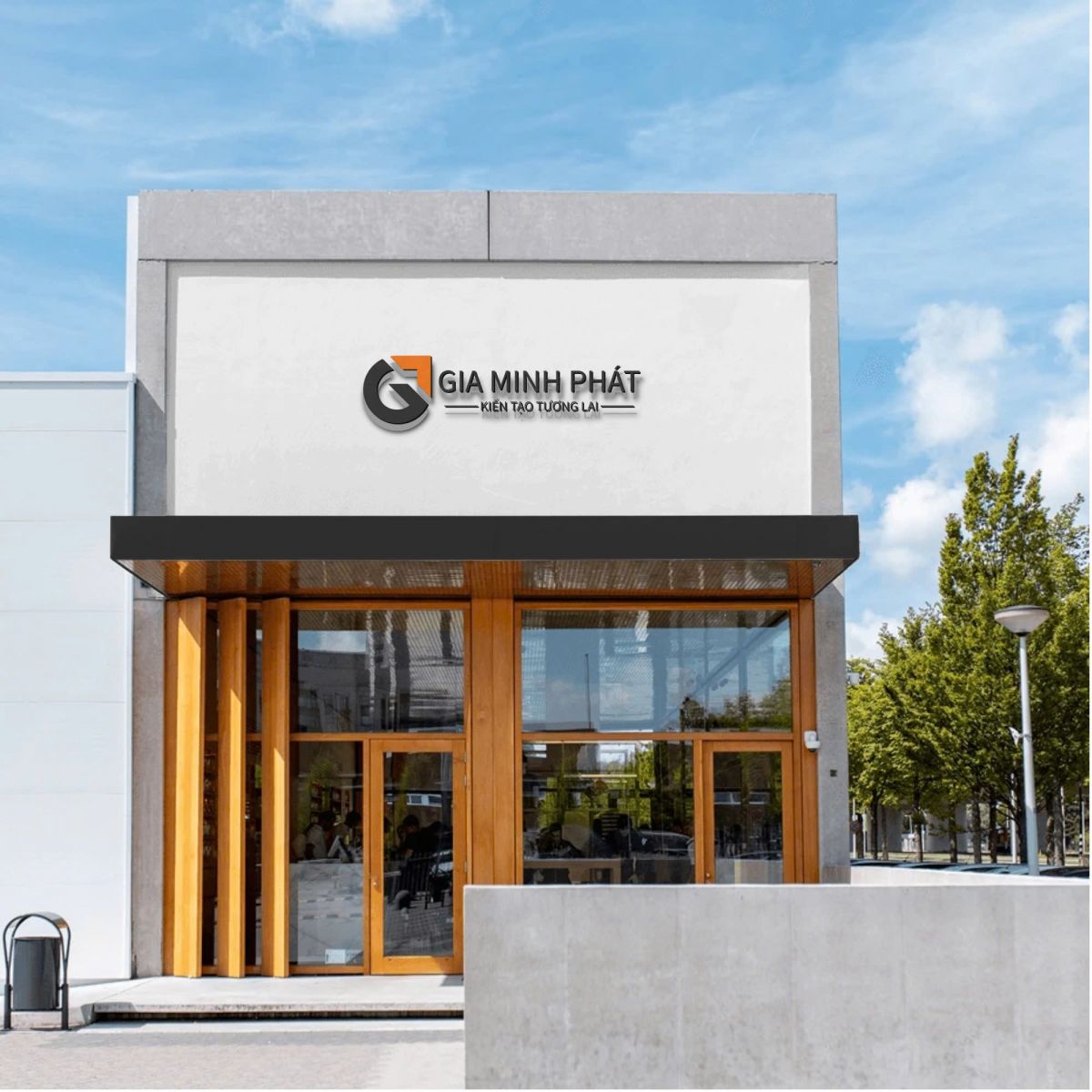 Lắp đặt bảng hiệu alu