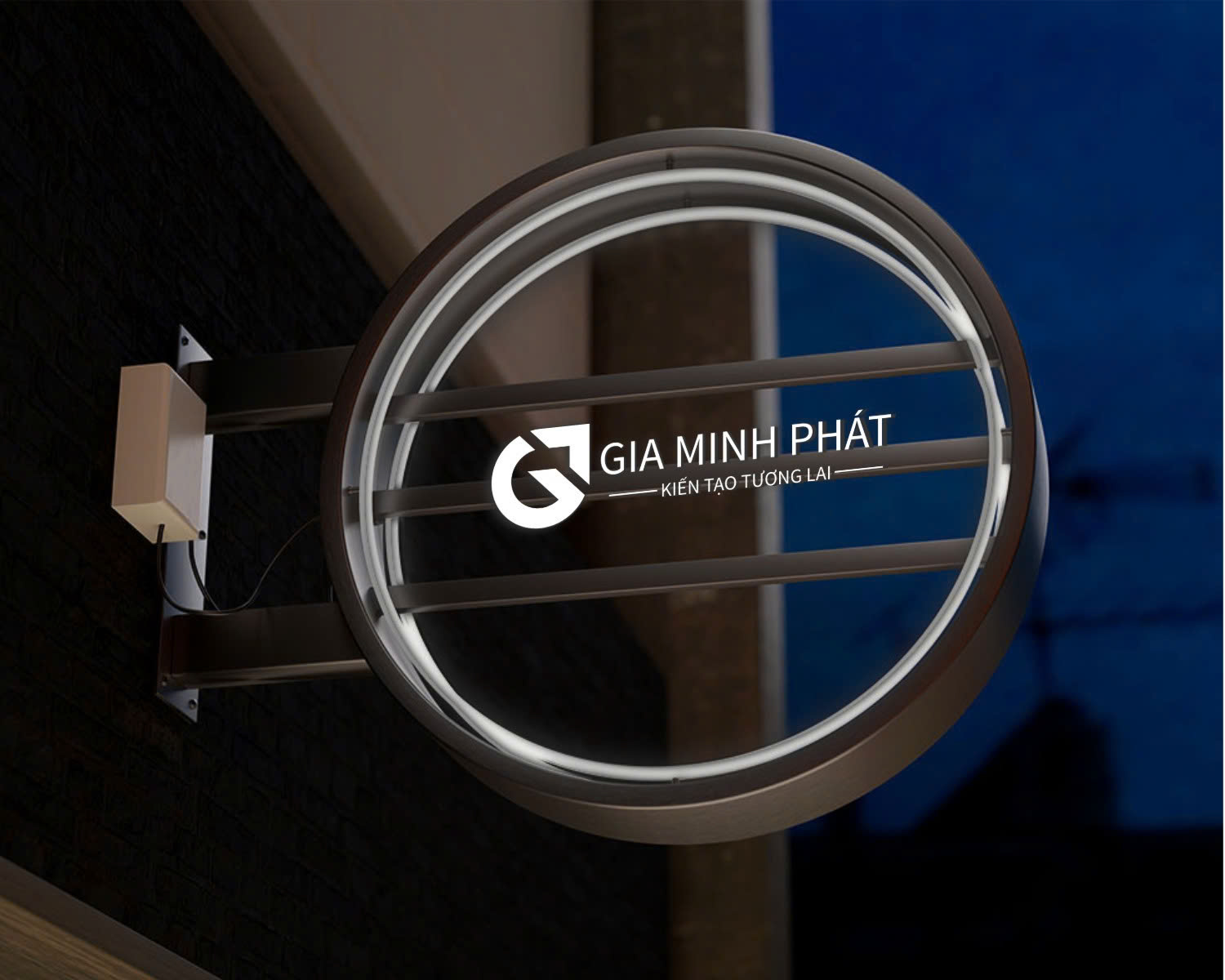 Thi công hộp đèn LED